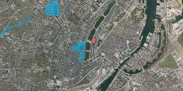 Oversvømmelsesrisiko fra vandløb på Nyropsgade 18E, 1602 København V