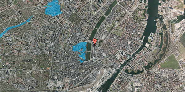 Oversvømmelsesrisiko fra vandløb på Nyropsgade 18G, 1602 København V