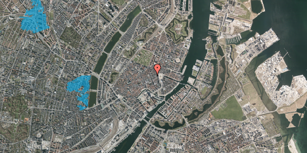 Oversvømmelsesrisiko fra vandløb på Ny Østergade 7, 2. , 1101 København K