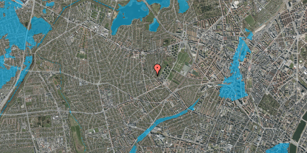 Oversvømmelsesrisiko fra vandløb på Næsbyholmvej 22, 2700 Brønshøj