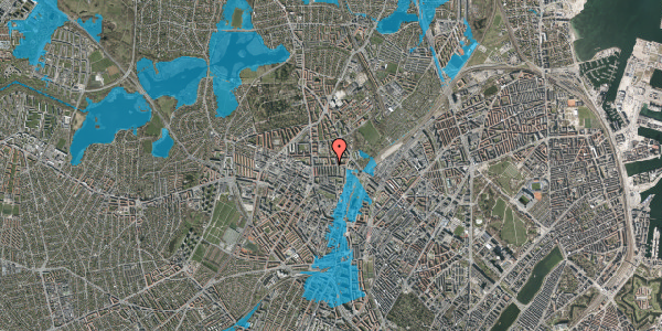 Oversvømmelsesrisiko fra vandløb på Oldermandsvej 29, st. tv, 2400 København NV