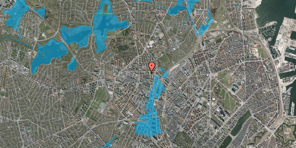 Oversvømmelsesrisiko fra vandløb på Oldermandsvej 31, 1. tv, 2400 København NV