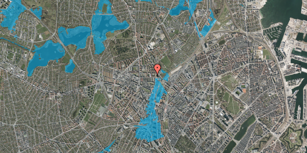 Oversvømmelsesrisiko fra vandløb på Oldermandsvej 43, 1. tv, 2400 København NV