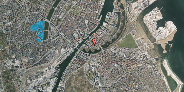 Oversvømmelsesrisiko fra vandløb på Overgaden Oven Vandet 16, 1415 København K