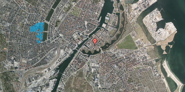 Oversvømmelsesrisiko fra vandløb på Overgaden Oven Vandet 30B, 2. th, 1415 København K