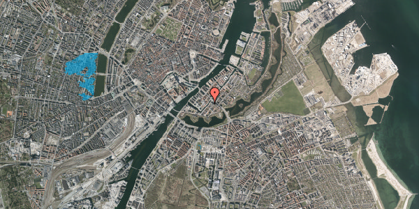 Oversvømmelsesrisiko fra vandløb på Overgaden Oven Vandet 34A, 4. tv, 1415 København K