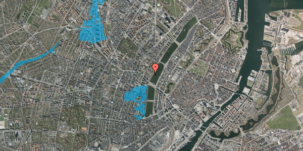 Oversvømmelsesrisiko fra vandløb på Peblinge Dossering 46, 3. tv, 2200 København N