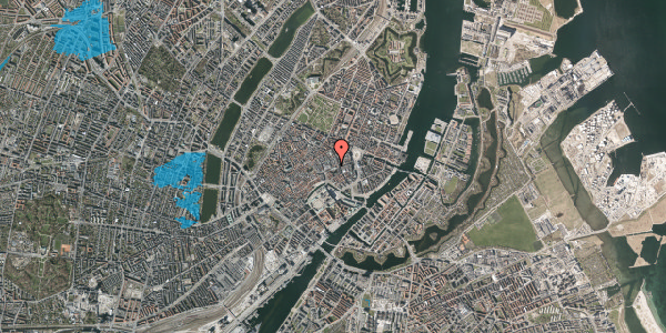 Oversvømmelsesrisiko fra vandløb på Pilestræde 2, 3. 302, 1112 København K