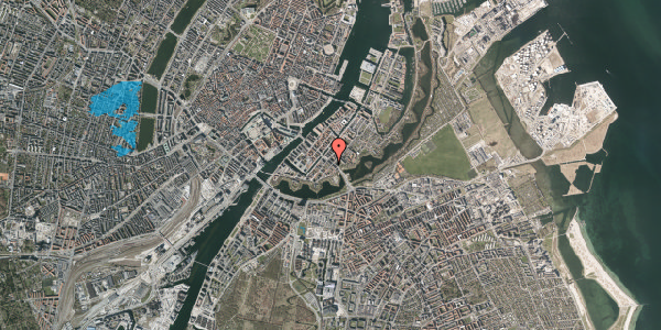 Oversvømmelsesrisiko fra vandløb på Prinsessegade 17B, 4. tv, 1422 København K
