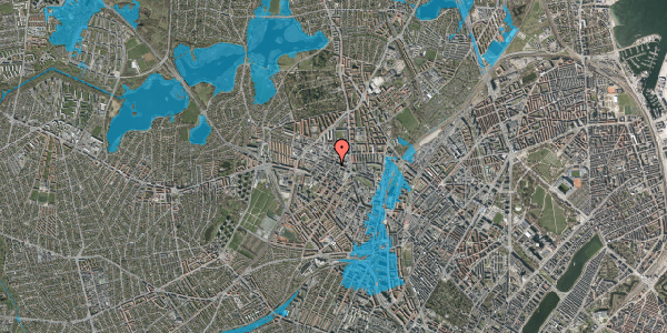 Oversvømmelsesrisiko fra vandløb på Provstevej 20, 3. , 2400 København NV