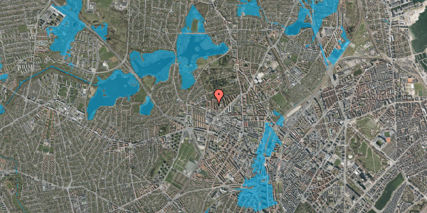 Oversvømmelsesrisiko fra vandløb på Præstelængen 12, 4. tv, 2400 København NV