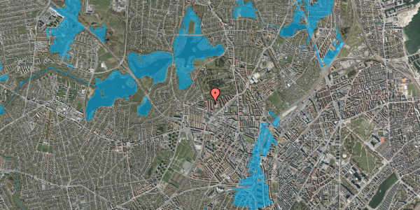 Oversvømmelsesrisiko fra vandløb på Præstelængen 18, 4. tv, 2400 København NV