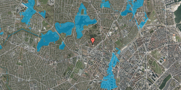 Oversvømmelsesrisiko fra vandløb på Præstelængen 20, 3. th, 2400 København NV