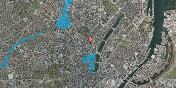 Oversvømmelsesrisiko fra vandløb på Rantzausgade 11, 2. 4, 2200 København N