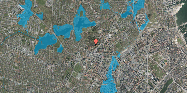 Oversvømmelsesrisiko fra vandløb på Ringertoften 26, 2. th, 2400 København NV