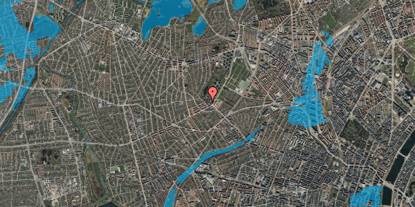 Oversvømmelsesrisiko fra vandløb på Ringholmvej 6, 3. tv, 2700 Brønshøj