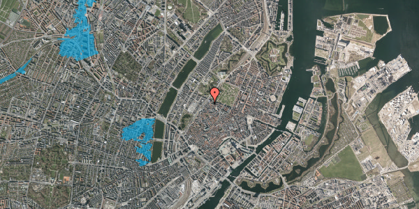 Oversvømmelsesrisiko fra vandløb på Rosenborggade 7, 3. 2, 1130 København K