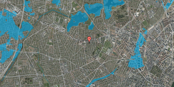 Oversvømmelsesrisiko fra vandløb på Rostgaardsvej 31, 1. , 2700 Brønshøj