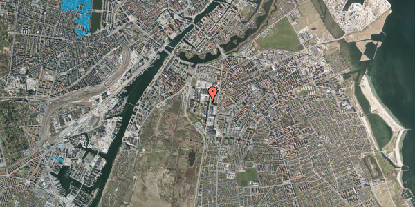 Oversvømmelsesrisiko fra vandløb på Rued Langgaards Vej 12, 3. 321, 2300 København S