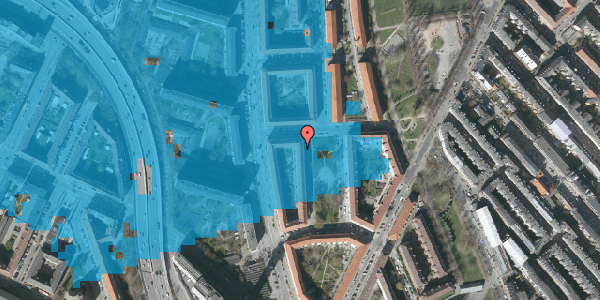 Oversvømmelsesrisiko fra vandløb på Rungsted Plads 19, 4. tv, 2200 København N