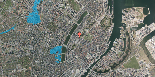 Oversvømmelsesrisiko fra vandløb på Rømersgade 20A, 2. tv, 1362 København K