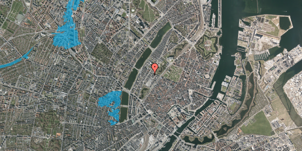 Oversvømmelsesrisiko fra vandløb på Rømersgade 23, 2. tv, 1362 København K