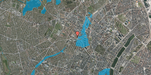 Oversvømmelsesrisiko fra vandløb på Rørsangervej 5, 2. , 2400 København NV