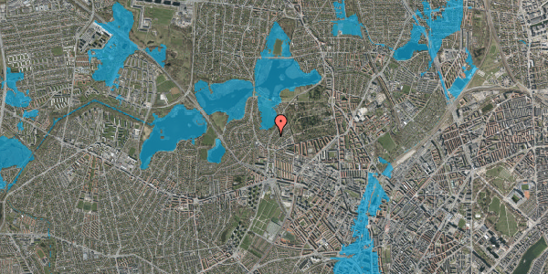 Oversvømmelsesrisiko fra vandløb på Rådvadsvej 24, 2400 København NV