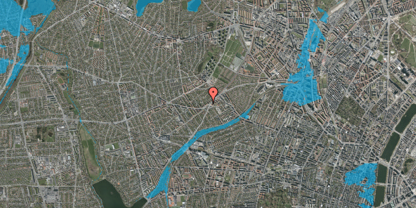 Oversvømmelsesrisiko fra vandløb på Sallingvej 18, st. tv, 2720 Vanløse