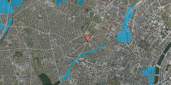 Oversvømmelsesrisiko fra vandløb på Sallingvej 20, st. tv, 2720 Vanløse