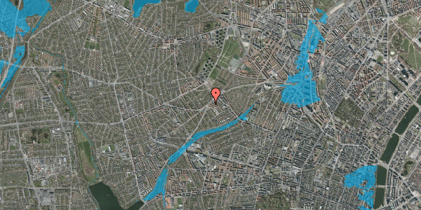 Oversvømmelsesrisiko fra vandløb på Sallingvej 23, 2. th, 2720 Vanløse