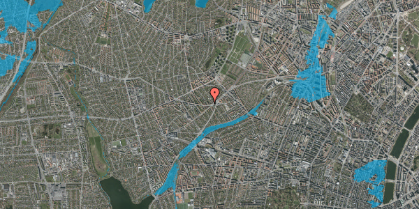 Oversvømmelsesrisiko fra vandløb på Sallingvej 32, st. tv, 2720 Vanløse
