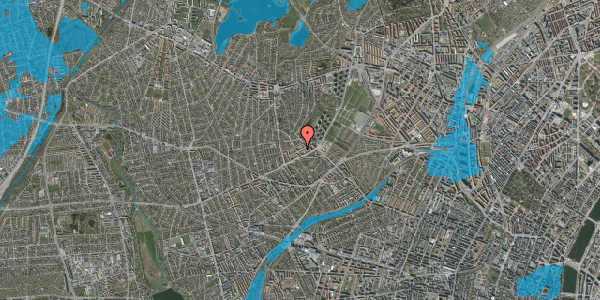 Oversvømmelsesrisiko fra vandløb på Sandbygårdvej 16, 1. tv, 2700 Brønshøj