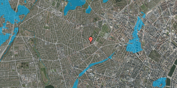 Oversvømmelsesrisiko fra vandløb på Sandbygårdvej 18, 2. th, 2700 Brønshøj