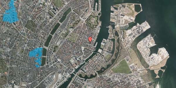 Oversvømmelsesrisiko fra vandløb på Sankt Annæ Plads 7, 4. , 1250 København K