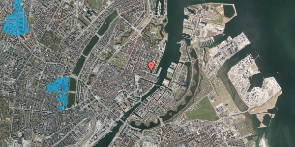 Oversvømmelsesrisiko fra vandløb på Sankt Annæ Plads 8, 2. , 1250 København K