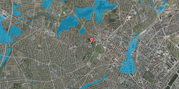 Oversvømmelsesrisiko fra vandløb på Skansebjerg 8, 1. tv, 2700 Brønshøj