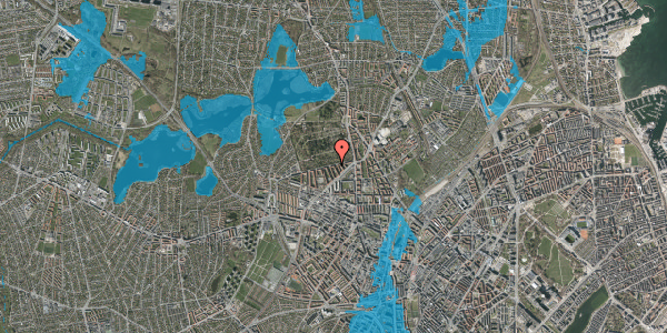 Oversvømmelsesrisiko fra vandløb på Skoleholdervej 15, 2. tv, 2400 København NV