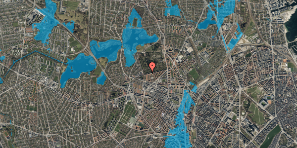 Oversvømmelsesrisiko fra vandløb på Skoleholdervej 35, 2. tv, 2400 København NV