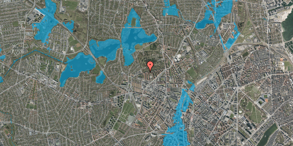 Oversvømmelsesrisiko fra vandløb på Skoleholdervej 37, 1. tv, 2400 København NV