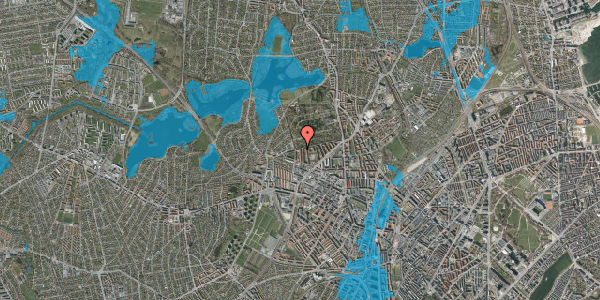 Oversvømmelsesrisiko fra vandløb på Skoleholdervej 39, 2. th, 2400 København NV
