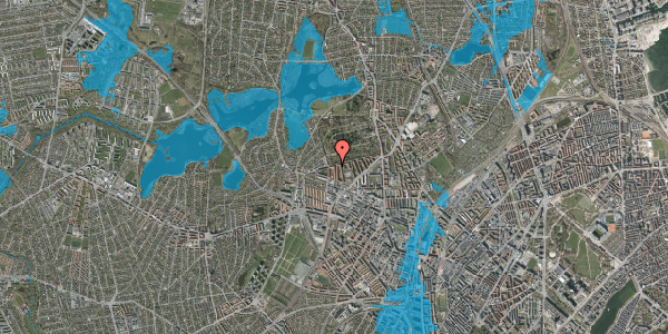 Oversvømmelsesrisiko fra vandløb på Skoleholdervej 39, 3. th, 2400 København NV