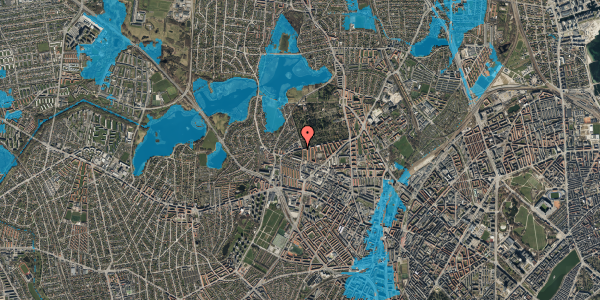 Oversvømmelsesrisiko fra vandløb på Skoleholdervej 49, st. tv, 2400 København NV