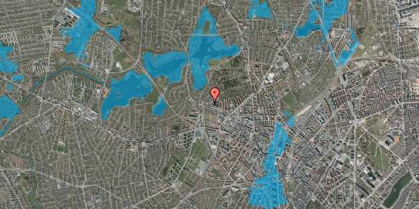 Oversvømmelsesrisiko fra vandløb på Skoleholdervej 81, 1. , 2400 København NV