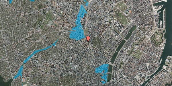 Oversvømmelsesrisiko fra vandløb på Skotterupgade 1, 4. tv, 2200 København N