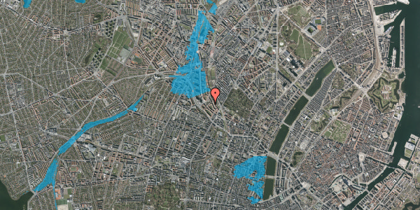 Oversvømmelsesrisiko fra vandløb på Skotterupgade 5, st. tv, 2200 København N