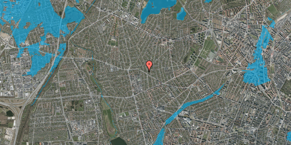 Oversvømmelsesrisiko fra vandløb på Slotsherrensvej 44, 1. , 2720 Vanløse