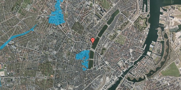 Oversvømmelsesrisiko fra vandløb på Smedegade 3, 1. tv, 2200 København N