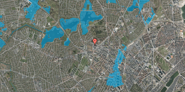 Oversvømmelsesrisiko fra vandløb på Smedetoften 19, 2400 København NV