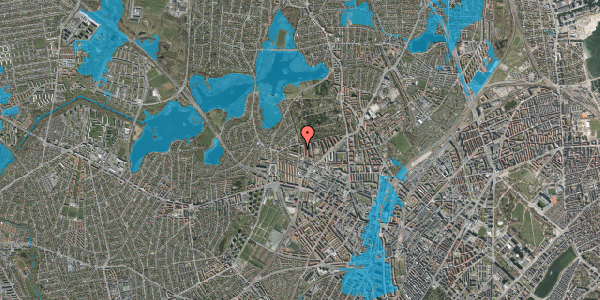 Oversvømmelsesrisiko fra vandløb på Smedetoften 26, 4. th, 2400 København NV